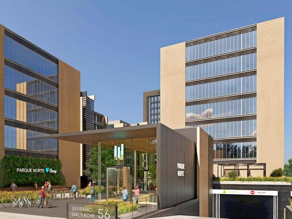 ALQUILER OFICINAS MADRID C E PARQUE NORTE CALLE DE SERRANO GALVACHE 56 28033 MADRID FACHADA 3